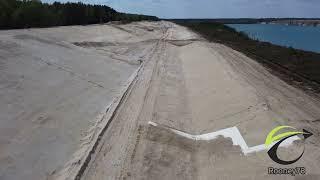 Klinger See 10.05.2024 - Bau des Zulaufgrabens für die Flutung aus der Tranitz