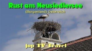 Rundgang durch den kleinen Ort Rust am Neusiedlersee (Burgenland) Österreich jop TV Travel