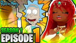 SHOVE THEM WAY UP THERE! | Rick and Morty 1x1 Reaction