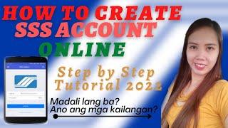 HOW TO CREATE SSS ACCOUNT ONLINE USING MOBILE PHONE