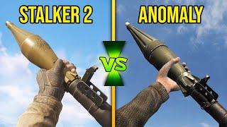 STALKER 2 vs STALKER Anomaly - Weapons Comparison