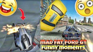 Angry mad fat ford gt||Funny moments||Extreme car driving simulator||