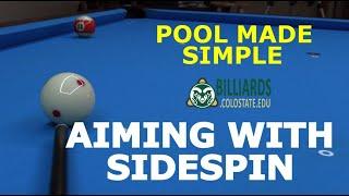 Pool Made Simple … HOW TO AIM USING SIDESPIN … with GoPro POV