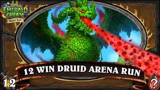 My First 12 Win Run In The Underground! - 12 Win Druid Hearthstone Underground Arena Run