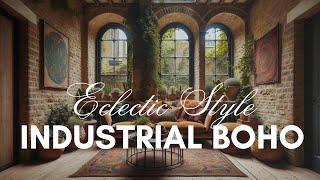 Industrial Boho Interior for Eclectic Style Decor | Mix Styles like a Pro