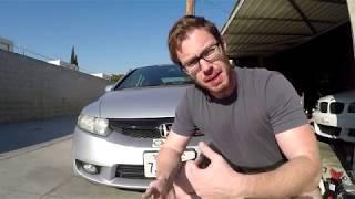 Honda Civic Si Brake Pad Replacement DIY Walkthrough (2006-2011)