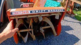 Free Drift BREAKER Snow Blower WILL IT RUN? - NNKH