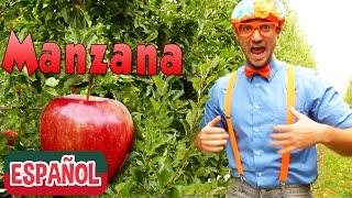 Blippi Español Tour por la Fábrica de Manzanas | Frutas para Niños