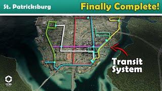 ACTUALLY Finishing St Patricksburg + Bus Network | Cities Skylines 2 Florida