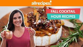 4 Recipes for the Perfect Fall Cocktail Hour Party | Titos Vodka Cocktail, Kabobs, Olives, and more!