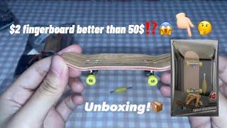 Best $2 fingerboard unboxing!Cheap but high qualityshopee malaysia