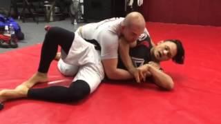 BJJ Coach NO GI Jiu Jitsu SPARRING with my student...