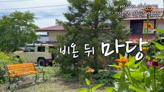 장마비가 일할 틈을 주지 않네요/일본산골일상/ SlowLife/muku・chi蔵 :