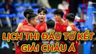 Lịch thi đấu tứ kết AVC Nations Cup 2025