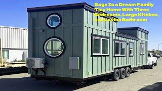 Sage Is a Dream Family Tiny Home With Three Bedrooms, Large Kitchen, and Lavish Bathroom