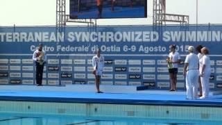 Mediterranean Synchronized Swimming Cup Ostia 2015 Awards Solo (GR)