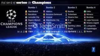 UEFA Champions League Season 2016-2017 Pot 1, Pot 2, Pot 3, Pot 4