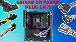 Where To Plug In Your PC Parts - Motherboard Connectors