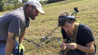 Much Older Than We Thought! - Metal Detecting Old Coins & Relics in a Colonial Field!