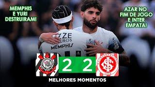 PREJUÍZO ENORME NO FIMZINHO | Corinthians 2 x 2 Internacional | Melhores Momentos | Brasileirão 2024