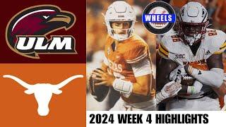 #1 Texas vs ULM (Arch Manning 1st Start!) | Full Game Highlights | 2024 College Football Highlights