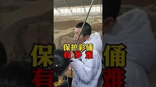 为啥看不到彩色兵马俑？你知道保护彩俑有多难吗？ #西安 #兵马俑