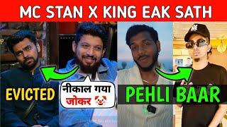 Mc Stan X King First Time In Dhh  !! Naezy React Kataria Eviction !! Bigg Boss !!