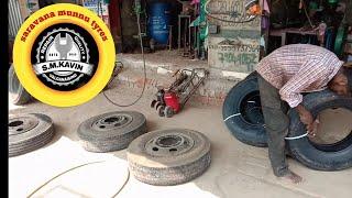 7.00.15 Tyre Fitting // 4 New Tyre Fitting // nitrogen air filling //