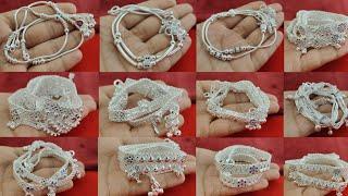 2000 - 10000 rs under silvar payal designs with weight and price || new silver chain payal design