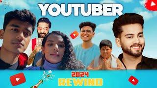 MOST FAMOUS YOUTUBER OF 2024 | YOUTUBE INDIA REWIND 2024 !|