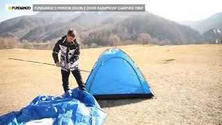 FUNDANGO Prairie Portable Durable 3-Person, 3-Season outdoor Tent for camping