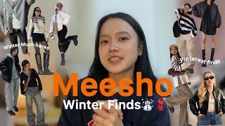 Meesho Winter Haul️️ | Pinteresty Finds️|Bomber Jackets, Leather Jackets, Pullovers | Best Finds