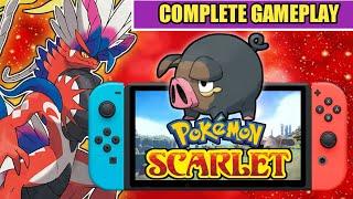 Pokemon Scarlet The Complete Gameplay An Open World Game Best Played In Nintendo Switch