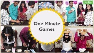 8 One Minute Games | Indoor Games for kids and adults | birthday party games | Kitty Party Games