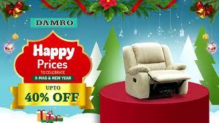 Celebrate X-Mas & New Year with Happy Prices on DAMRO Furniture and get Up to 40% Off