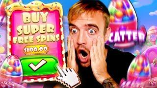 I GOT 30 SPINS IN SUGAR RUSH 1000 SUPER BONUS!