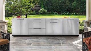 Stainless Steel Outdoor Kitchen Cabinets by NewAge Products