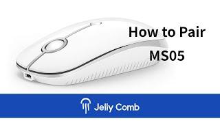 Jelly Comb MS05 Wireless Dual Mode Mouse Pairing Tutorial