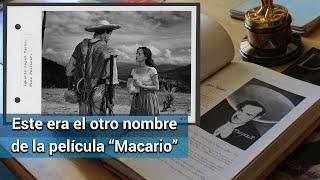 "Macario", Pedro Infante y Jorge Negrete, en la biblioteca del cine en Hollywood