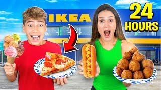 Eating Only iKEA FOOD For 24 HOURS!!