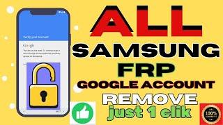 1 Click All Samsung FRP Bypass 2024: Google Lock Remove for Android 11/12/13/14