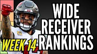 MUST START WRs for Week 14 Fantasy Football (Tier List)