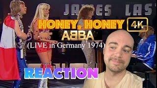 ABBA - Honey, Honey (LIVE in Germany 1974) in 4K Full HD | REACTION