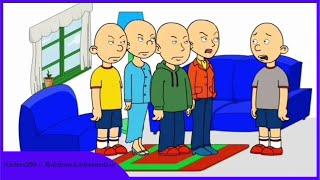 Classic Caillou Shaves His Family Bald/Grounded