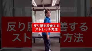 誰も教えてくれない、反り腰を改善するストレッチ方法 #shorts