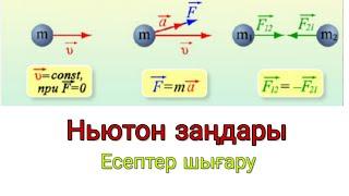 22 - сабақ. Динамика бойынша есептер шығару. Ньютон заңдарына есептер шығару. Бірінші бөлім