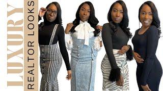 HOW I DRESS AS A REALTOR | LUXURY | PRIVATE TOUR LOOKS | Tiffanie T.