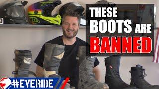 I BANNED These "Offroad" Motorcycle Boots from my Dual Sport Rallies #everide