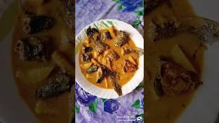 cat fish curry with potato #food #food #thali #recipe #cooking #shortvideo