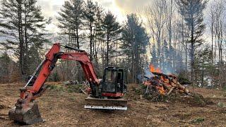 BURNING SEASON IS MY FAVORITE SEASON. MORE CLEARING FOR FUTURE HOUSE